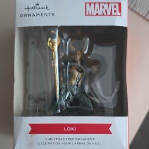 Hallmark Marvel Loki Ornament - Green and Gold